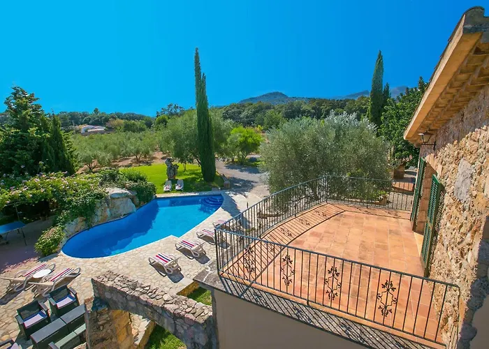 Beautiful 4 Bedrooms Bennassar Mountainside Views Willa Pollensa